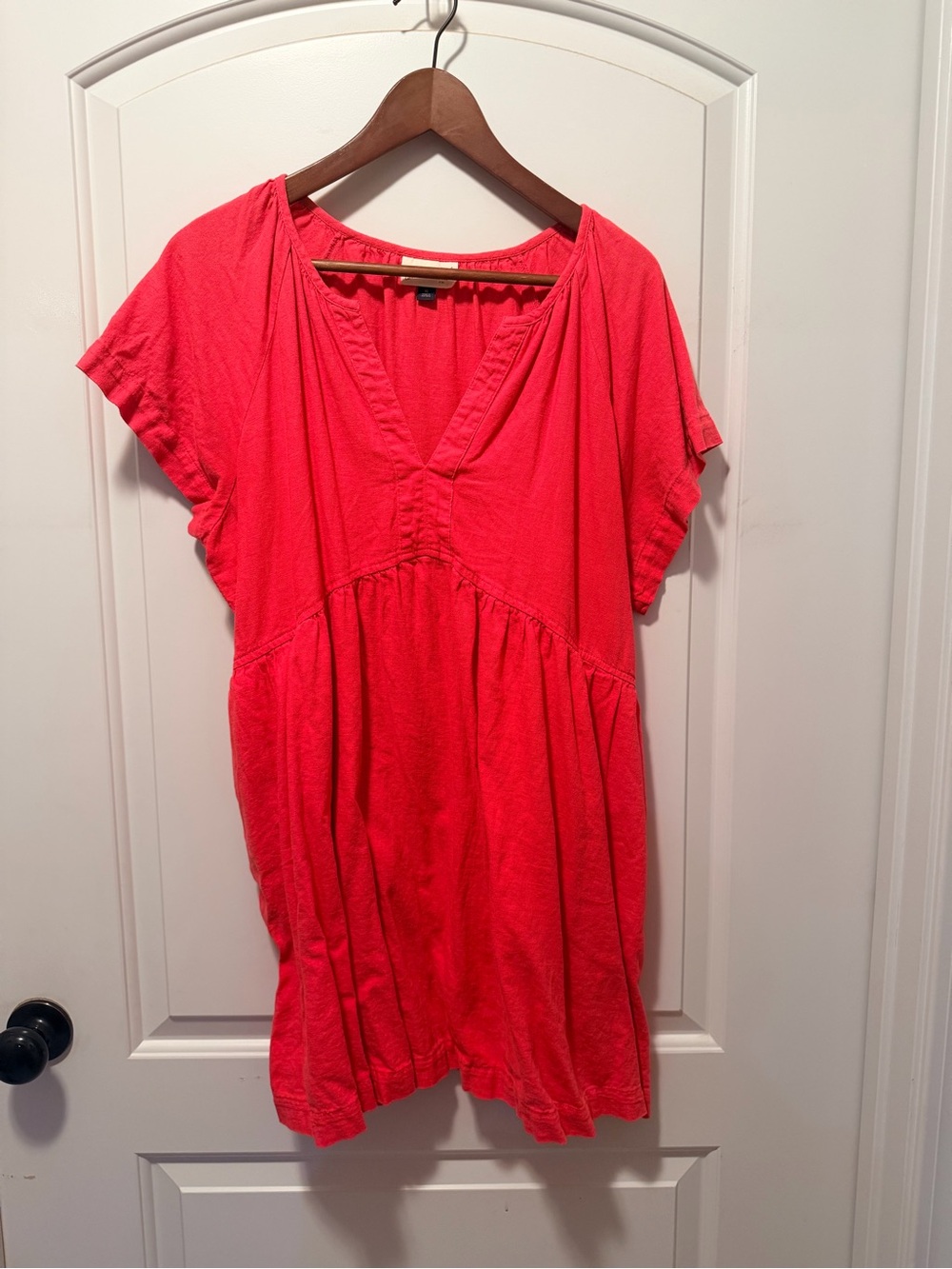 Target Universal Thread-XL Women’s Short Sleeve V-Neck Tunic Top - hot pink